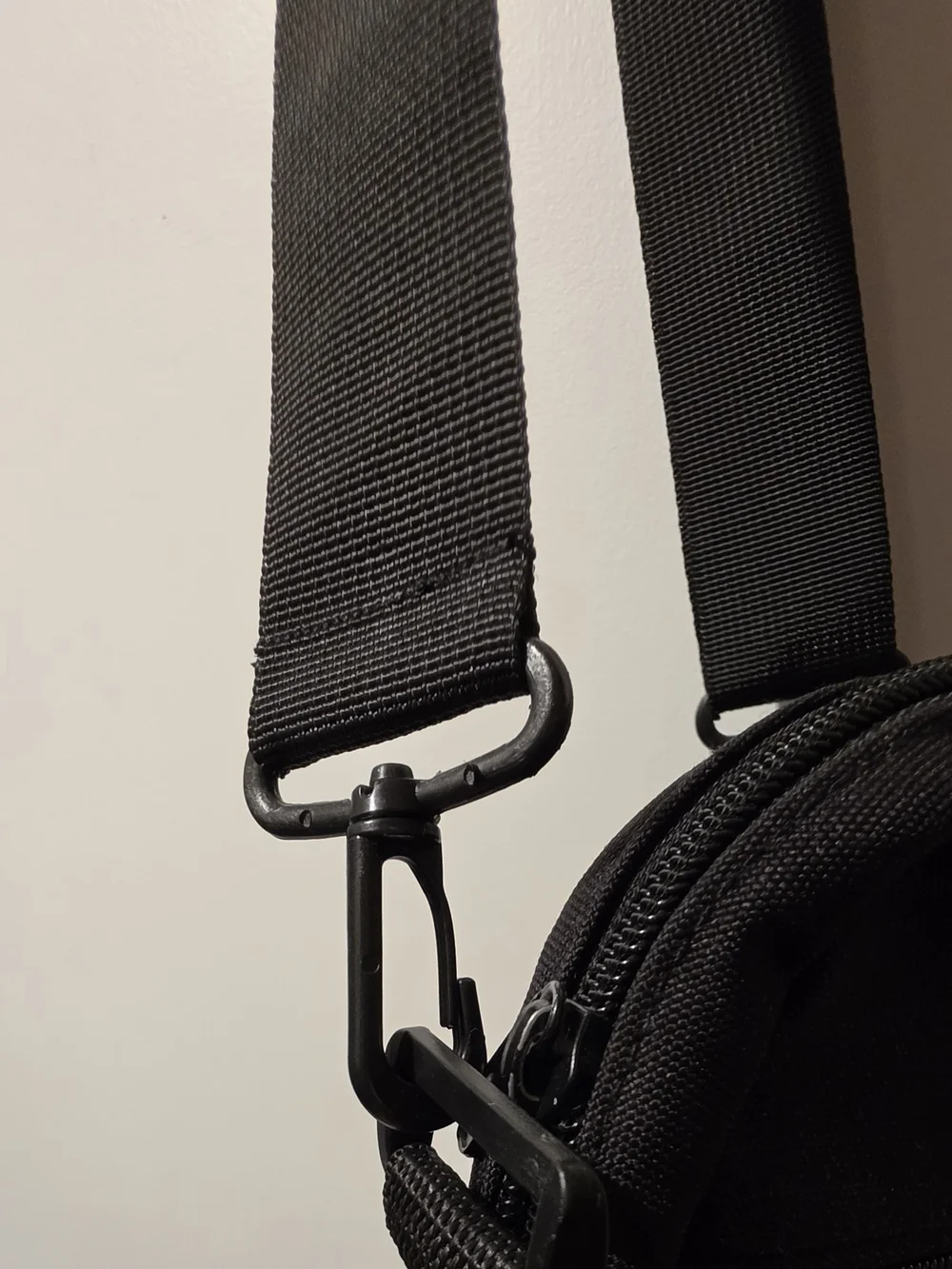 Black Crossbody Sling Bag for Men